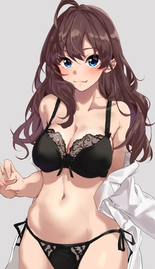【二次・ZIP】穿く側もドキドキしてそうな紐パンの美少女下着画像
