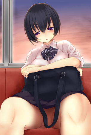 【もしかして】何故かパンツ履いてなかった制服少女達の二次エロ画像【漏らし・・・