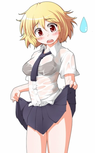 服が透け透けな女の子の二次エロ画像 03