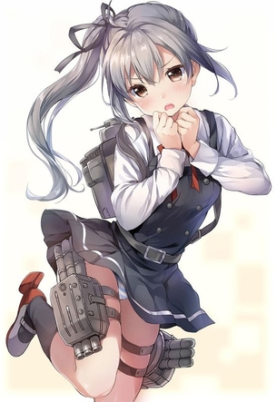 下着が縞パンの女の子の二次エロ画像 その5