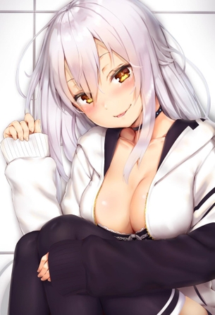 【2次】美しい 銀髪 の女の子の 二次エロ画像  その28【銀髪】