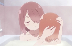 アニメ『私に天使が舞い降りた！』3話で女子小学生のお風呂と女の子のエロいおっぱい