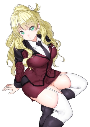【2次】挟まれたい綺麗な 太もも をした女の子の二次エロ画像 その19【太もも】