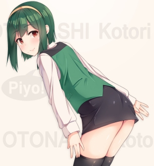 【2次】 緑色の髪 をした女の子の二次エロ画像 その9【緑髪】