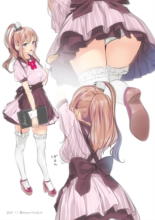 【2次】おパンツがチラ見えちゃってる パンチラ 美少女二次エロ画像 その5【パンチラ】