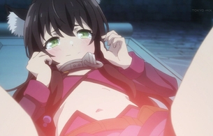 アニメ『異世界魔王と召喚少女の奴隷魔術』10話で女の子の女性器に指をいれるエロシーン
