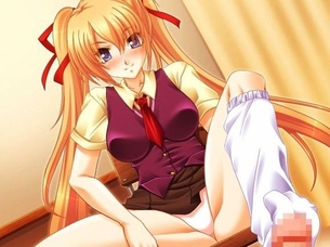 かわいい女の子に足コキされてる二次エロ画像 その15