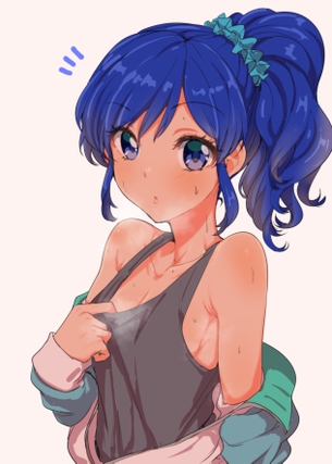 【2次】青色や水色の髪をした女の子の二次エロ画像 その11【 青髪 】