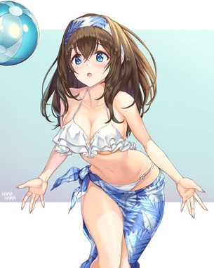 Q.顔を突っこみますか？ A.はい/yes