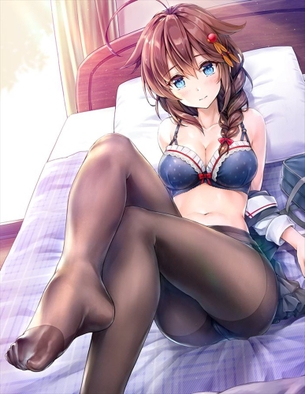 【2次】 ストッキング やタイツを穿いた美少女二次エロ画像 その16【ストッキング】