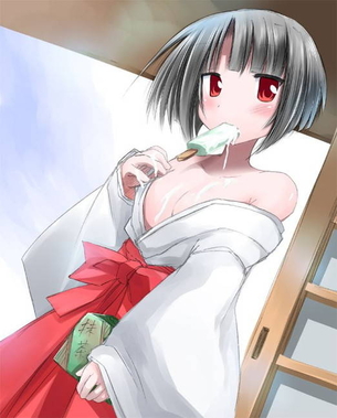 巫女さん姿の女の子の二次エロ画像 その13