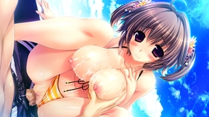 【2次】大胆に野外エッチに励んじゃってる女の子の二次エロ画像 その22【 青姦 】