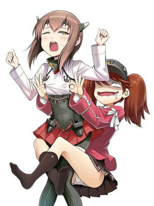 快楽に堕ちそうになってるアヘ顔の龍驤抜けるエロ画像！【艦隊これくしょん】