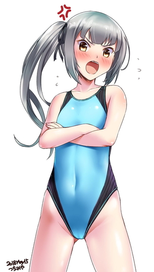 こんなにエロ過ぎる競泳水着の画像は反則です！