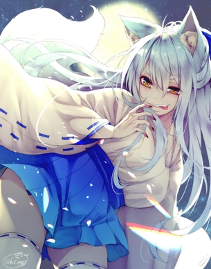 【二次】白髪・銀髪【画像】 その35