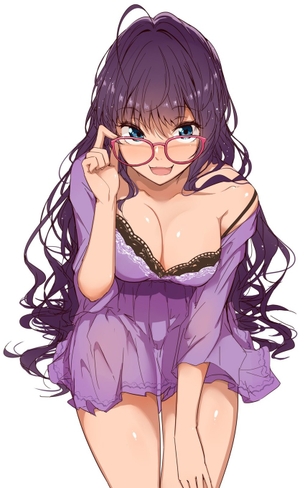 【意識高そう】メガネくいってしてる女子達の二次画像