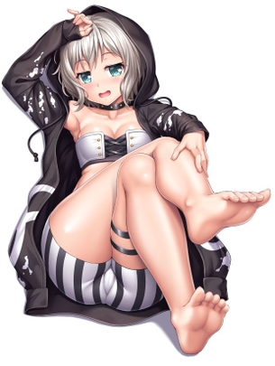 【二次・ZIP】お尻と太ももが強調されるスパッツ娘の二次画像