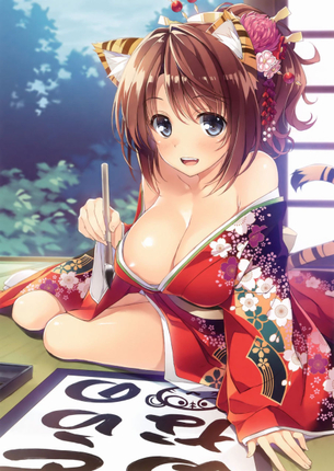 おっぱいをぷるるんっと露出させてるエロ画像