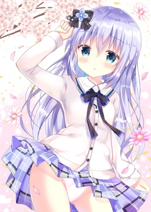 【二次・ZIP】視線が吸い込まれるパンチラ美少女の2次画像