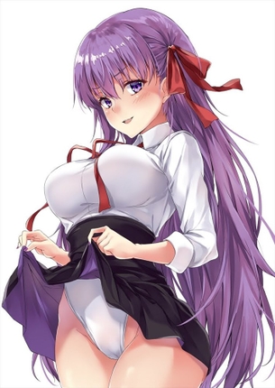 【2次】スカートを たくし上げ て恥部やおパンツを晒しちゃってる女の子の二次エロ画像 その12【たくし上げ】