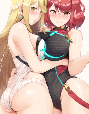 【二次・ZIP】挟まれて幸せになりたい乳合わせの美少女画像