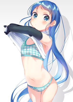 【2次】 スポーツブラ を着けた可愛い女の子の二次エロ画像 その4【スポーツブラ】