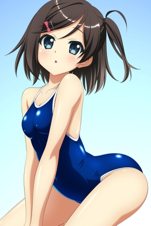スク水の二次エロ画像くだしあ。