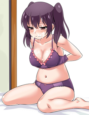 可愛いお顔に精子をぶっかけてる二次エロ画像 その10 【顔射】