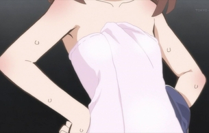 アニメ『上野さんは不器用』7話で女の子のパンツを食べるシーンやエロいバスタオル姿など