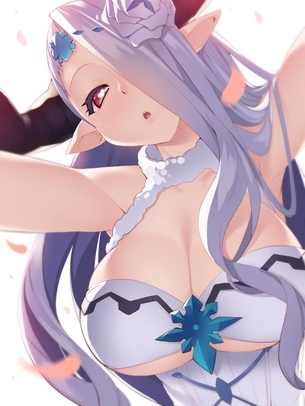 【2次】お乳の 谷間 が見えちゃってる女の子の二次エロ画像 その3【谷間】