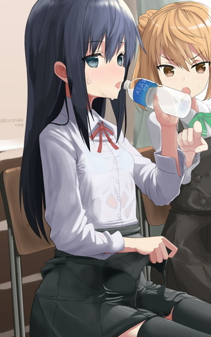 夏だから──湯気が出るほどたっくさん汗かいてイロイロ透けちゃってるおにゃのこ♪