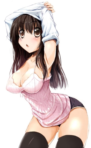 着替え中の女の子の二次エロ画像 その2