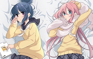 アニメ『ゆるキャン△』ほとんど脱いでない「なでしこ」と「リン」の普通のかわいい抱きまくら！