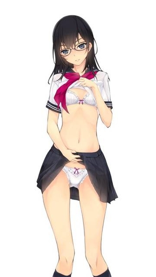 メガネっ娘のエロ画像が好きです！⑧