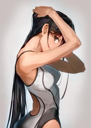 俺のとっておきの黒髪の画像フォルダを見せる