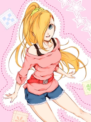【2次】前髪で片目が隠れちゃってる女の子の可愛い 二次エロ画像  その16【片目隠れ】