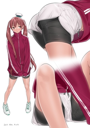 【2次】 スパッツ が下半身にピッチリと密着しちゃってる女の子の二次エロ画像 その17【スパッツ】