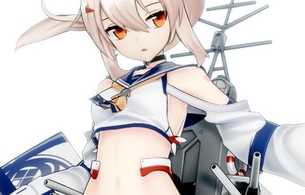 PS4『アズールレーン クロスウェーブ』女の子が立ち絵ですでにパンチラしてるエロCG！