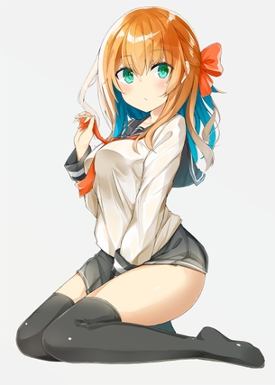 【2次】挟まれたい綺麗な 太もも をした女の子の二次エロ画像 その27【太もも】