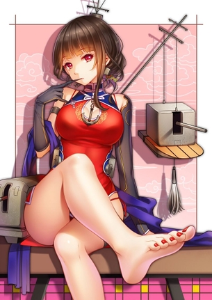 チャイナドレスの画像 スリットから覗く太ももがやらしすぎる