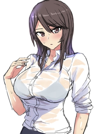 【二次・ZIP】服が濡れて肌やら下着やら見えてる濡れ透け美少女画像