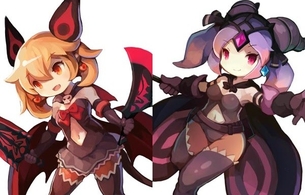 『ラピス・リ・アビス』エロいおっぱいやエロい太ももが見えているエロ衣装の女の子たち！