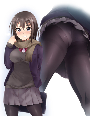 【2次】 ストッキング やタイツを穿いた美少女二次エロ画像 その14【ストッキング】