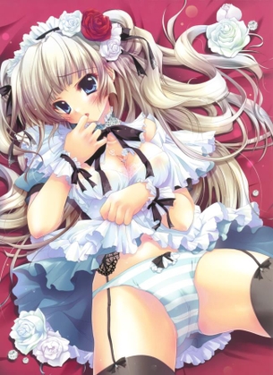 ガーターベルトのエロ可愛い画像貼っていくぜ！