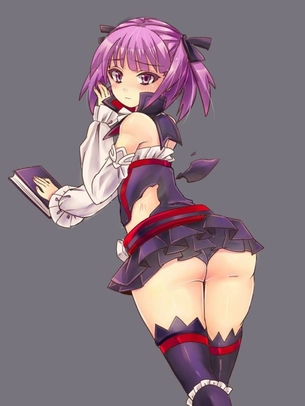 パンチラしている女の子の二次エロ画像 12