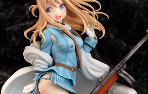 『ドールズフロントライン』スオミKP-31のエロい服が破けてお尻とか丸見えなエロフィギュア