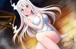 ブラウザゲー『ゆらぎ荘の幽奈さん ドロロン温泉大紀行』女の子のエロい温泉入浴イラスト！
