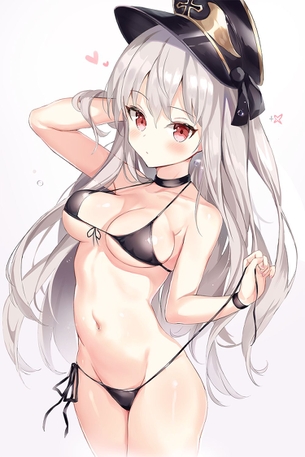 【二次・ZIP】掴んで解きたい紐ビキニの美少女2次画像