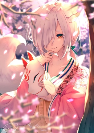 【2次】前髪で片目が隠れちゃってる女の子の可愛い 二次エロ画像  その18【片目隠れ】