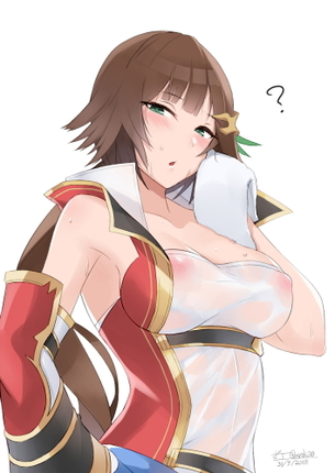 濡れ透けのエロ画像をアップ！